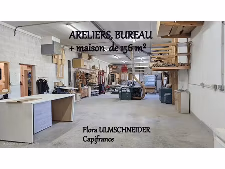 atelier  stockage  bureau à vendre magnieu (01) avec logement de fonction + terrain proche