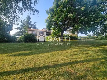 maison dans un environnement calme avec vue surbles vergers et le vercors
