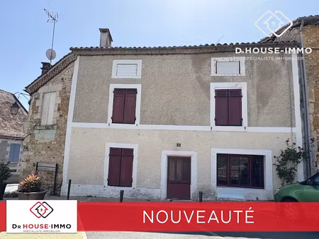 vente maison 5 pièces 140 m² à milhac-de-nontron (24470)  71 000 €