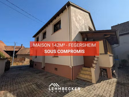 maison 6-7 pièces - 142m² - fegersheim