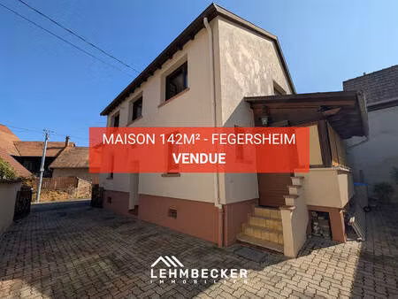 maison 6-7 pièces - 142m² - fegersheim