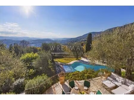 villa provençale d'exception avec vue panoramique et piscine chauffée - cabris