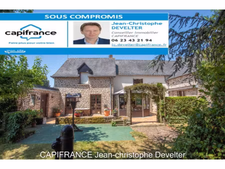 maison à vendre la bazoge montpincon 8 pièce(s) 250m2 210 000€