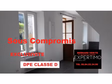 maison 3 pièces de 80m2 avec jardinet à 10 min des aix d'angillon