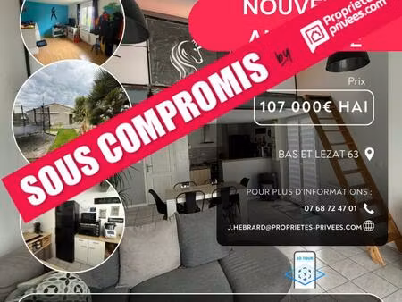 maison bas et lezat 3 pièce(s) 80 m2