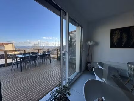 maison avec une vue exceptionnelle  à enval