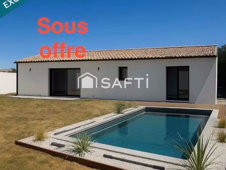 élégance et confort à carcassonne : superbe maison contemporaine 4 faces avec piscine  jar