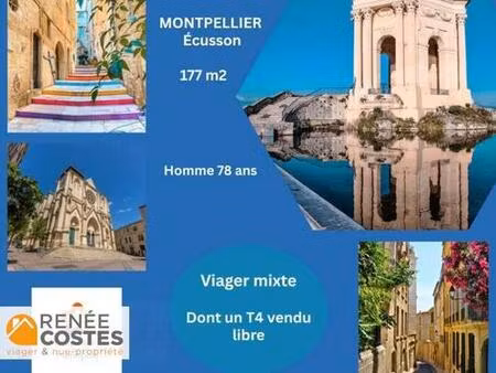 viager libre - h78 ans - montpellier (34000)