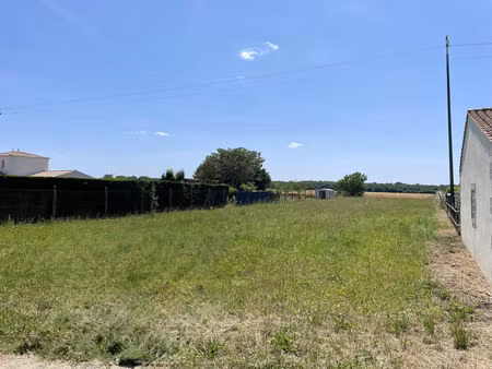 vente terrain 1298m2 archingeay 17380 - 35000 € - surface privée