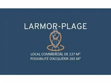 vente bureaux et commerces à larmor-plage (56260) : à vendre / 137m² larmor-plage