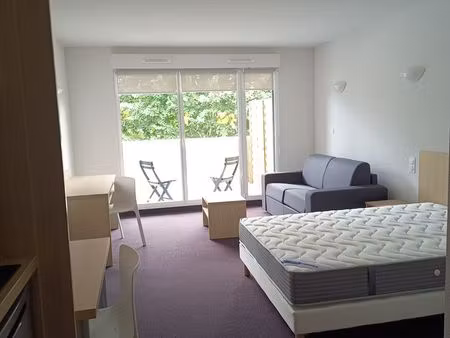 t1 27m² appartement meublé avec balcon - proche le havre