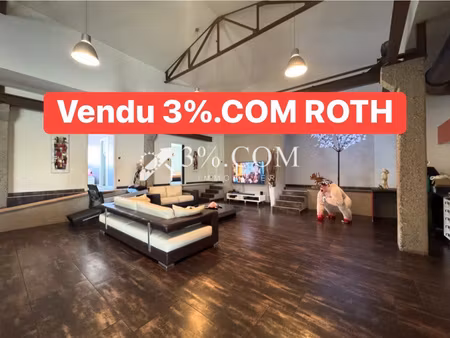 3%com loft industriel avec jardin sur 10 ares