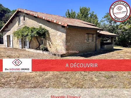 vente maison 5 pièces 181 m² à saint-martin-de-ribérac (24600)  199 000 €