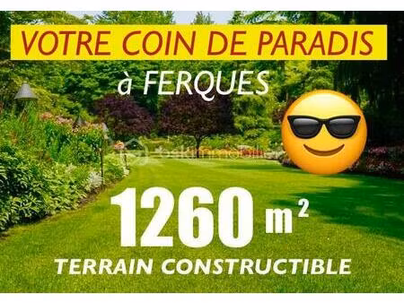 terrain de 1 260 m² à ferques