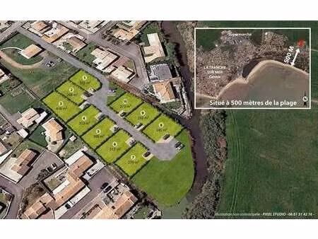 vente terrain à la tranche-sur-mer (85360) : à vendre / 279m² la tranche-sur-mer