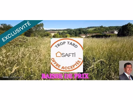 vente terrain 1300 m² à la chapelle-de-surieu (38150)  99 000 €