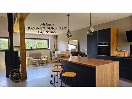 a desingy maison individuelle en pierre rénovée avec potentiel et charme de l’ancien + dép