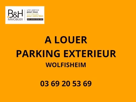 à louer garage-parking 10 m² – 50 € |wolfisheim