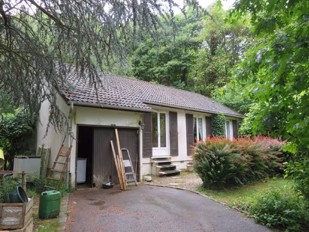 maison au calme en bord de rivière avec vaste jardin arboré