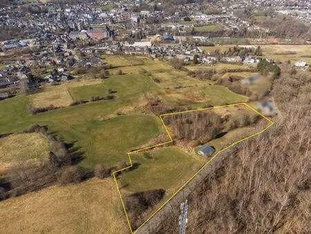 2 parcelles + chalet sur les hauteurs de stavelot