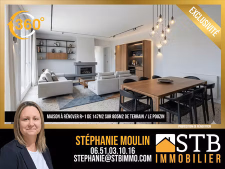 achat maison 6 pièces 147m² le pouzin 07250