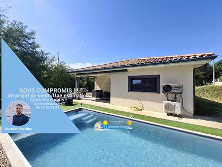 achat maison 5 pièces 114m² vernioz 38150