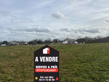 terrain constructible de 493 m2 à graye-sur-mer (tarif promoteur)