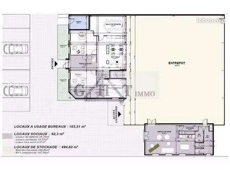 local industriel 660 m²