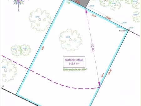 terrain 1 482 m² mittainville