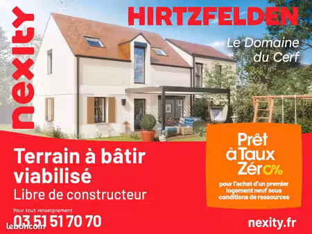 terrain à hirtzfelden  à 20km de colmar