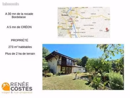 maison en viager 9 pièces 273 m²