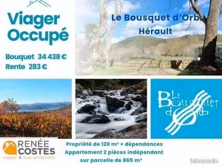 propriété en viager 7 pièces 120 m²