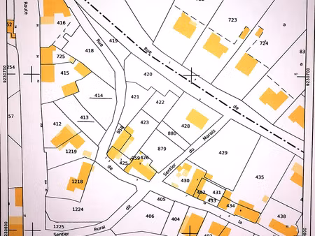 terrain constructibe à vendre orsinval (59)  958 m²