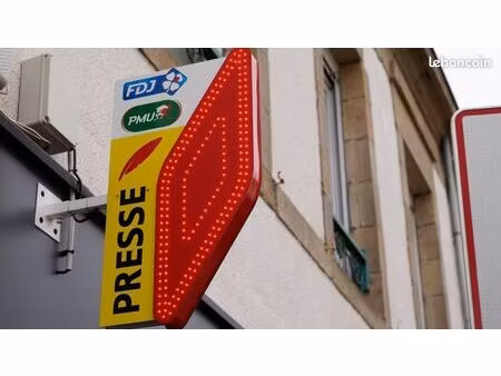 fonds de commerce bar  tabac  pmu 60 m²