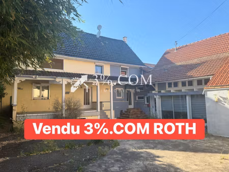 3%com grande maison avec cour et jardin