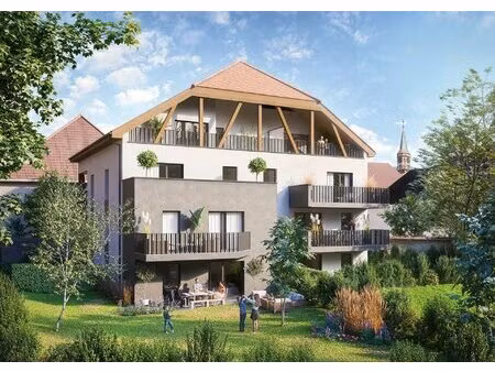 wintzenheim petite copropriété avec garages dans un bel environnement