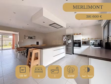 vente maison 4 pièces 122 m² merlimont (62155)