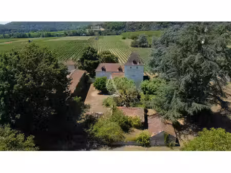 maison en pierre quercynoise et grange