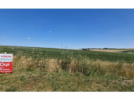 terrain homblières m² t- à vendre  49 800 €