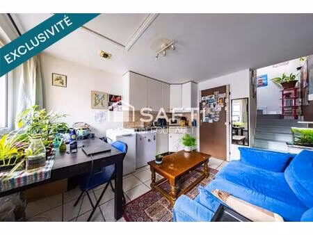 dijon drapeau - appartement en duplex de 22 m2 au rez-de-chaussée  avec son jardin/terrass