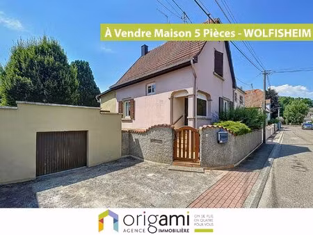 maison 5p à vendre à wolfisheim