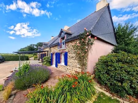 longère en campagne sur parc paysager