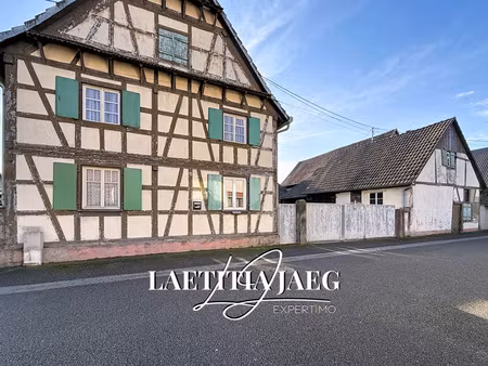 maison alsacienne - 196 m2 - dependances - rue calme