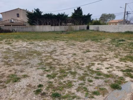 terrain plat constructible de 775 m2 cloturé