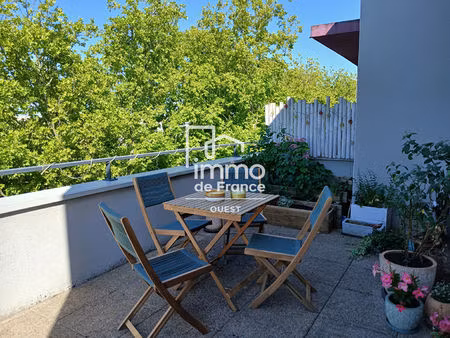 angers prox.eble /fremur : appartement t3 au dernier etage