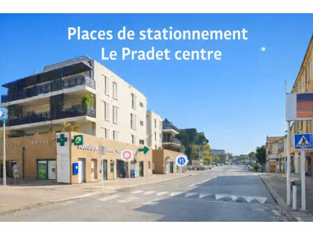rare - places de stationnement plein centre du pradet