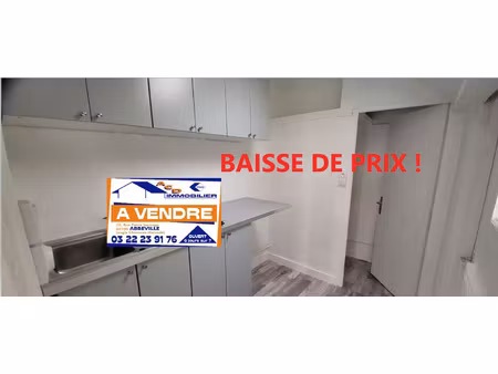 achat maison 3 pièces 45m² abbeville 80100