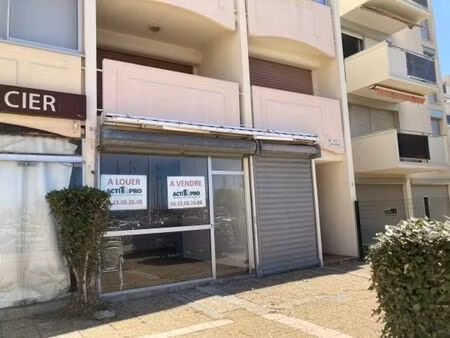 vente local commercial 44m2 leucate 11370 - 84500 € - surface privée
