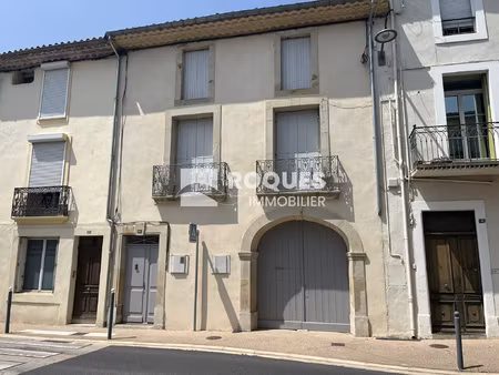 hérépian  à vendre belle maison de village avec garage et ja