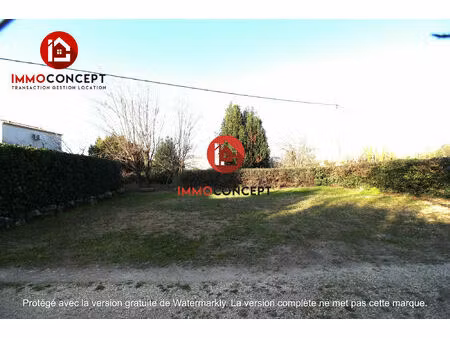 vente terrain 302 m² roquemaure (30150)